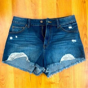 Rewash  Jean cut off distressed shorts size 9/29